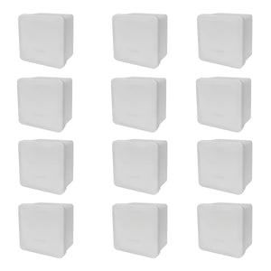 Pack 12Pzs Caja Estanca Lisa CCTV Presion 8x8x4.5 IP55 Argos Ferreabasto Ferreabasto