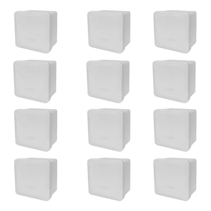 Pack 12Pzs Caja Estanca Lisa CCTV Presion 8x8x4.5 IP55 Argos Ferreabasto Ferreabasto