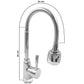 Mezcladora Monomando Con Cuello Flexible Para Fregadero Acero Inoxidable Roalflux