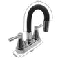 Mezcladora Para Lavabo 4" Con Cubierta Y Manerales Cuerpo Acero Inoxidable Roalflux