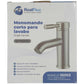 Mezcladora Monomando Corta Con Cubierta De Acero Inoxidable Roalflux