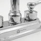 Mezcladora Para Lavabo Con Cubierta Y Manerales De ABS 4" Cuello Acero Inoxidable Roalflux