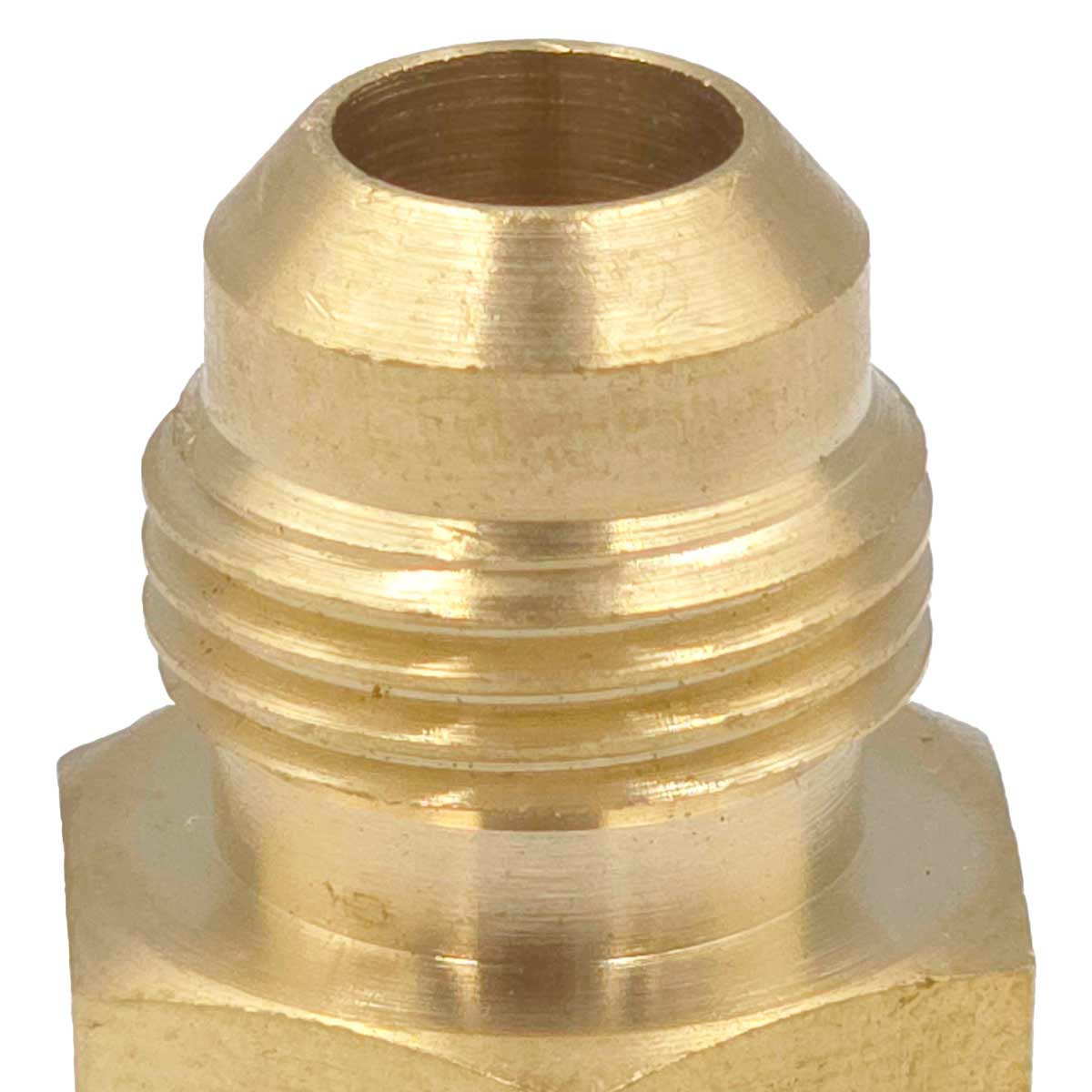 5 Pzs Niple Campana Conexion De Laton Para Gas 3/8" X 3/8" Ferreabasto Ferreabasto