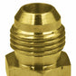 5 Pzs Niple Terminal Conexion De Laton Para Gas 3/8" X 3/8" CNX Ferreabasto