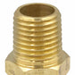 5 Pzs Niple Terminal Conexion De Laton Para Gas 3/8" X 1/4" Ferreabasto Ferreabasto