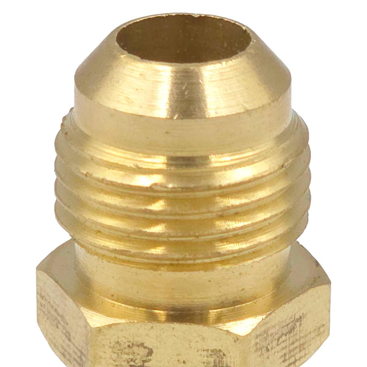 5 Pzs Niple Terminal Conexion De Laton Para Gas 3/8" X 1/4" Ferreabasto Ferreabasto