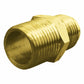 5 Pzs Niple Terminal Conexion De Laton Para Gas 3/8" X 3/8" CNX Ferreabasto