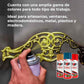 Pintura Aerosol Esmalte Metalicos Acero Y Oro Champagne 400ML BYP
