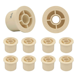 10 Pzs Reduccion Bushing De Cpvc 1 1/2 X 1/2 Pulgada Crema CNX Ferreabasto