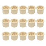 15 Pzs Reduccion Bushing De Cpvc 1 1/2 X 1/2 Pulgada Crema CNX Ferreabasto
