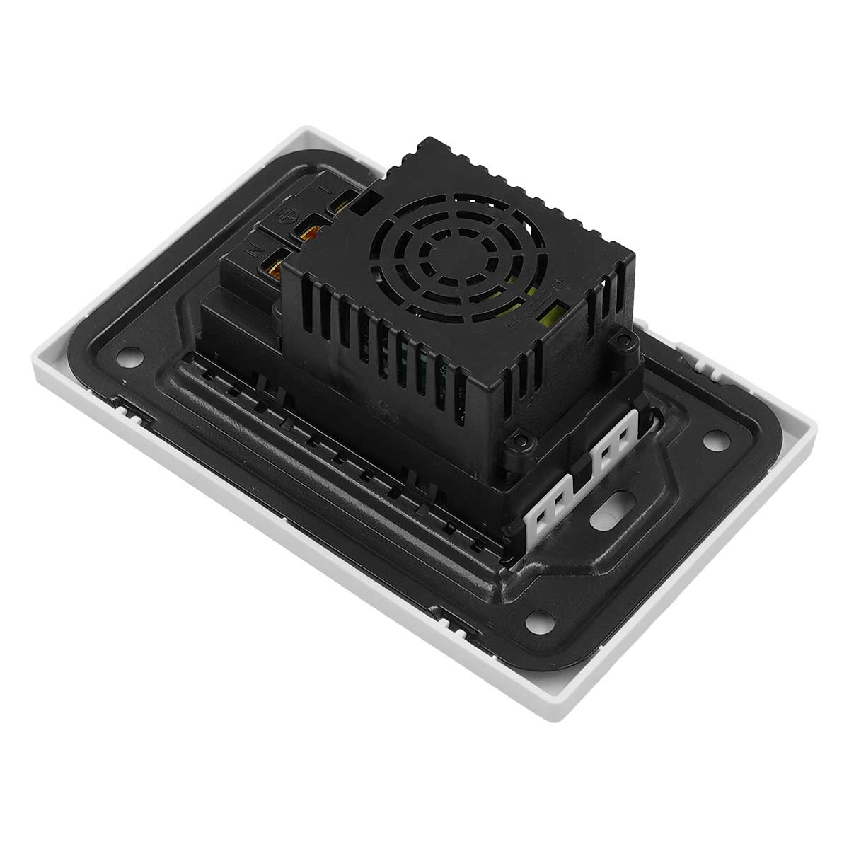 Placa Armada Con 2 Contactos Y Entrada De USB Y Tipo C Blanco WANERGY Ferreabasto