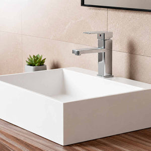 Mezcladora Monomando Para Lavabo Sin Chapeton Acabado Cromo Roalflux