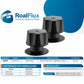 Juego De Manerales Con Chapeton Para Regadera Acabado Negro Mate Roalflux