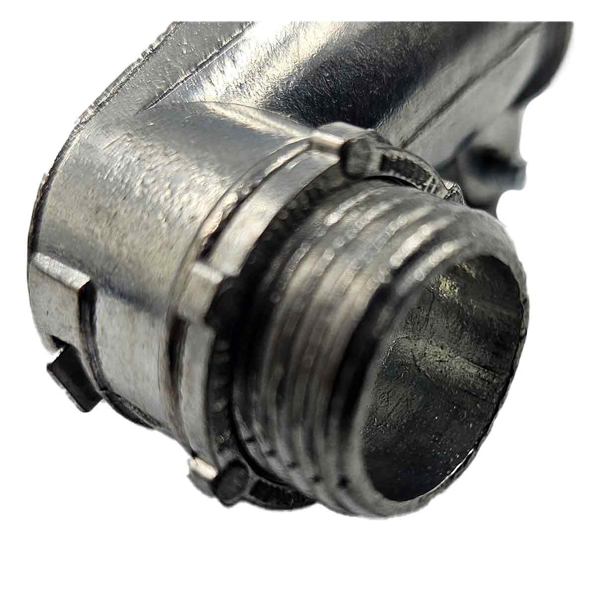 Conector Curvo Para Tubo Flexible Aluminio 3/4 Pulg Argos
