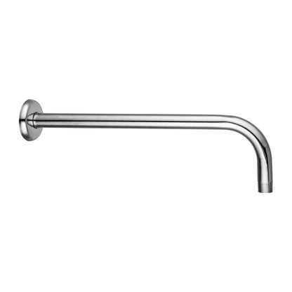 Tubo Para Regadera Brazo Con Curva Acero Inox Cromado 50Cm