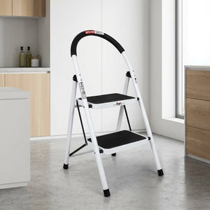 Escalera Tubular Plegable Para Uso Domestico 2 Escalones Antiderrapantes BYP BYP Ferreabasto