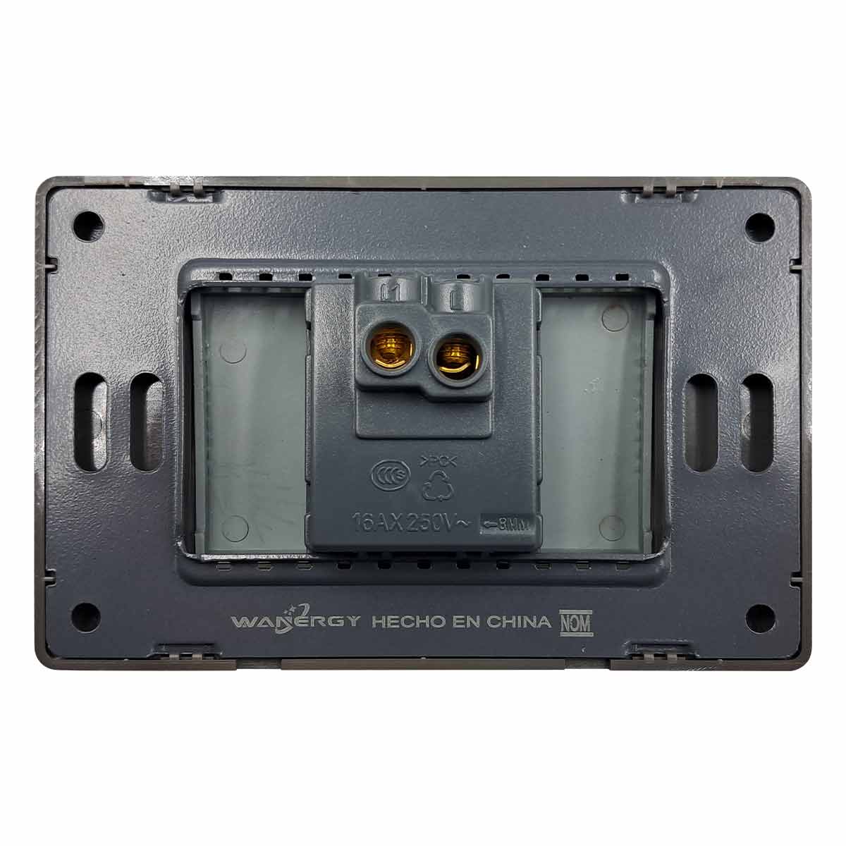 Placa Armada Boton Timbre Acero Inoxidable