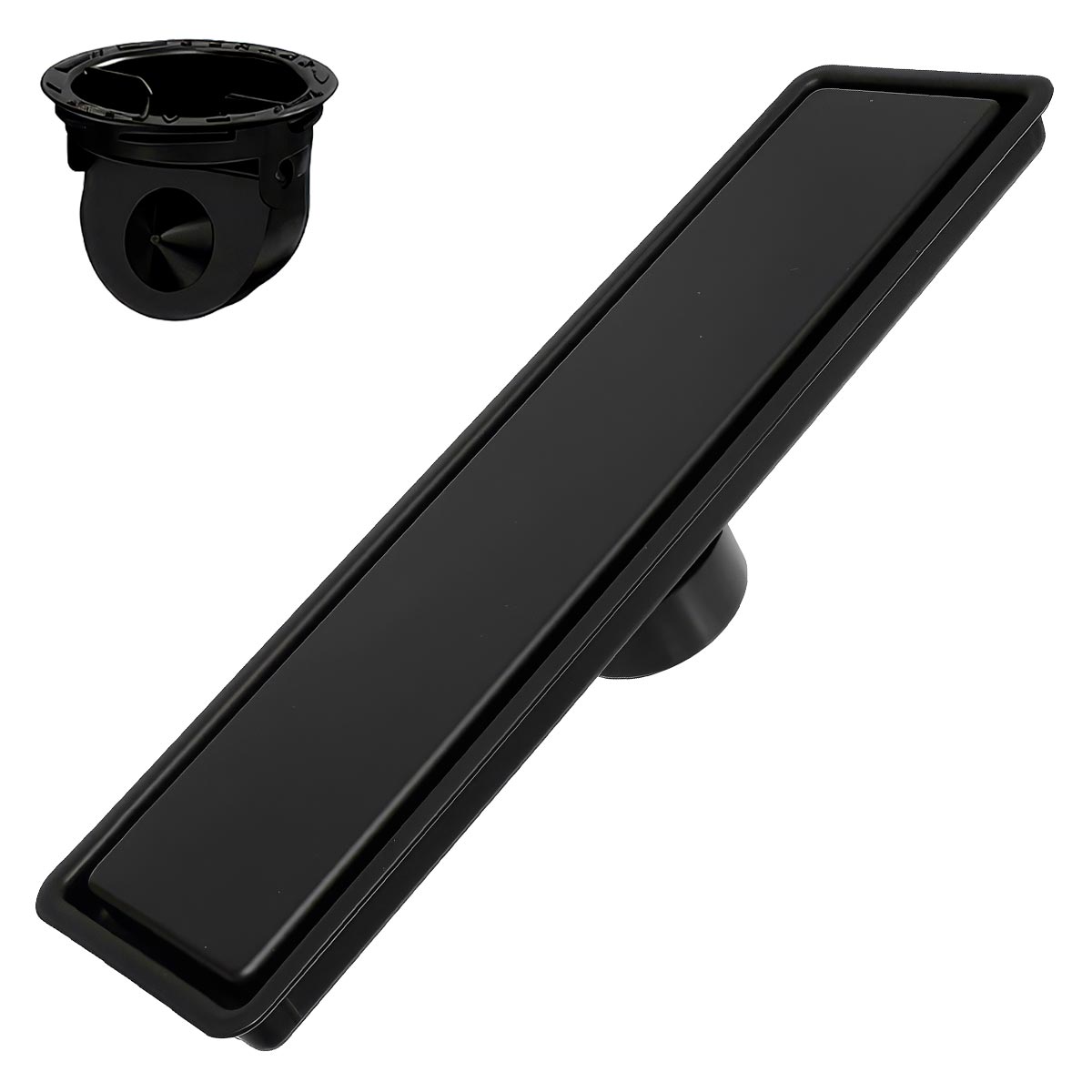 Coladera Alargada Con Rejilla De Acero Inox 30CM X 8CM Salida 2" Con Check Anti-Olores Fleximatic FLEXIMATIC SA DE CV Ferreabasto