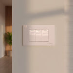 Placa Armada Con 3 Apagadores Sencillos De 1 Modulo Blanco WANERGY Ferreabasto