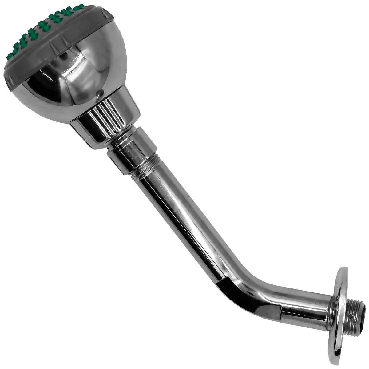 Regadera Con Tubo Abs Plastica Cromada Meer