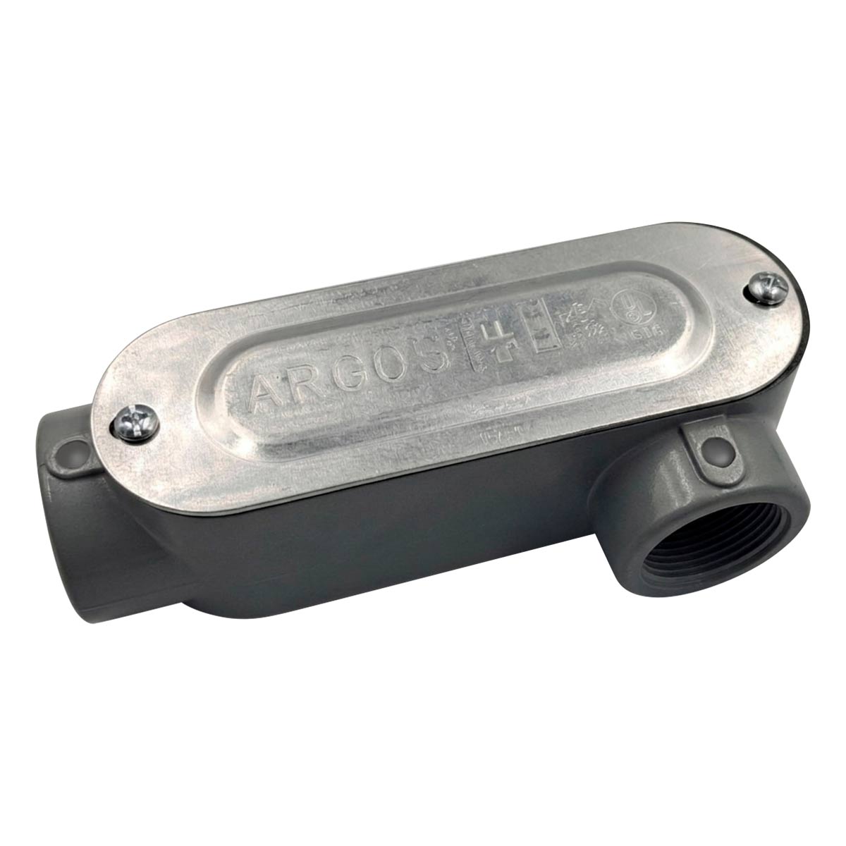 Condulet Tipo LL De Aluminio De 1 Pulgada Gris Argos