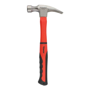 Martillo Uña Curva 16Oz Mango De Fibra De Vidrio Rojo