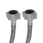 Manguera Alimentadora Flexible Para WC 1/2x7/8 Pulg 35cm