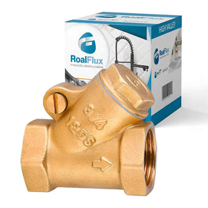 Válvula Check Columpio Latón 3/4 Para Agua Roalflux