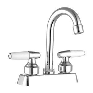 Mezcladora Lavabo 4 Pulgadas Maneral 1/4 Vuelta ODIN Ecoflux