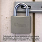 Candado De Hierro 63mm Gancho Corto Seguridad 3 Llaves