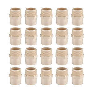 Adaptador Conector Macho Cpvc 3/4 Cnx 20 Piezas CNX Ferreabasto