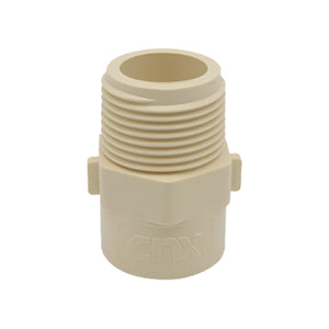10 Pzs Adaptador Macho De Cpvc 1 1/4 Pulg Color Crema CNX Ferreabasto