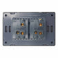 Placa Armada 2 Apagadores Escalera De 1.5 Modulos Acero Inox