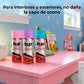Pintura Aerosol Esmalte Pastel Amarillo Lila Rosa Turquesa O Verde Aqua 400ML BYP
