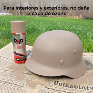 Pintura Aerosol Esmalte Militar Mate Arena Beige Gris Y Verde 400ML BYP