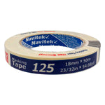 Masking Tape Uso General 125 18mm x 50m Natural Navitek NAVITEK Ferreabasto