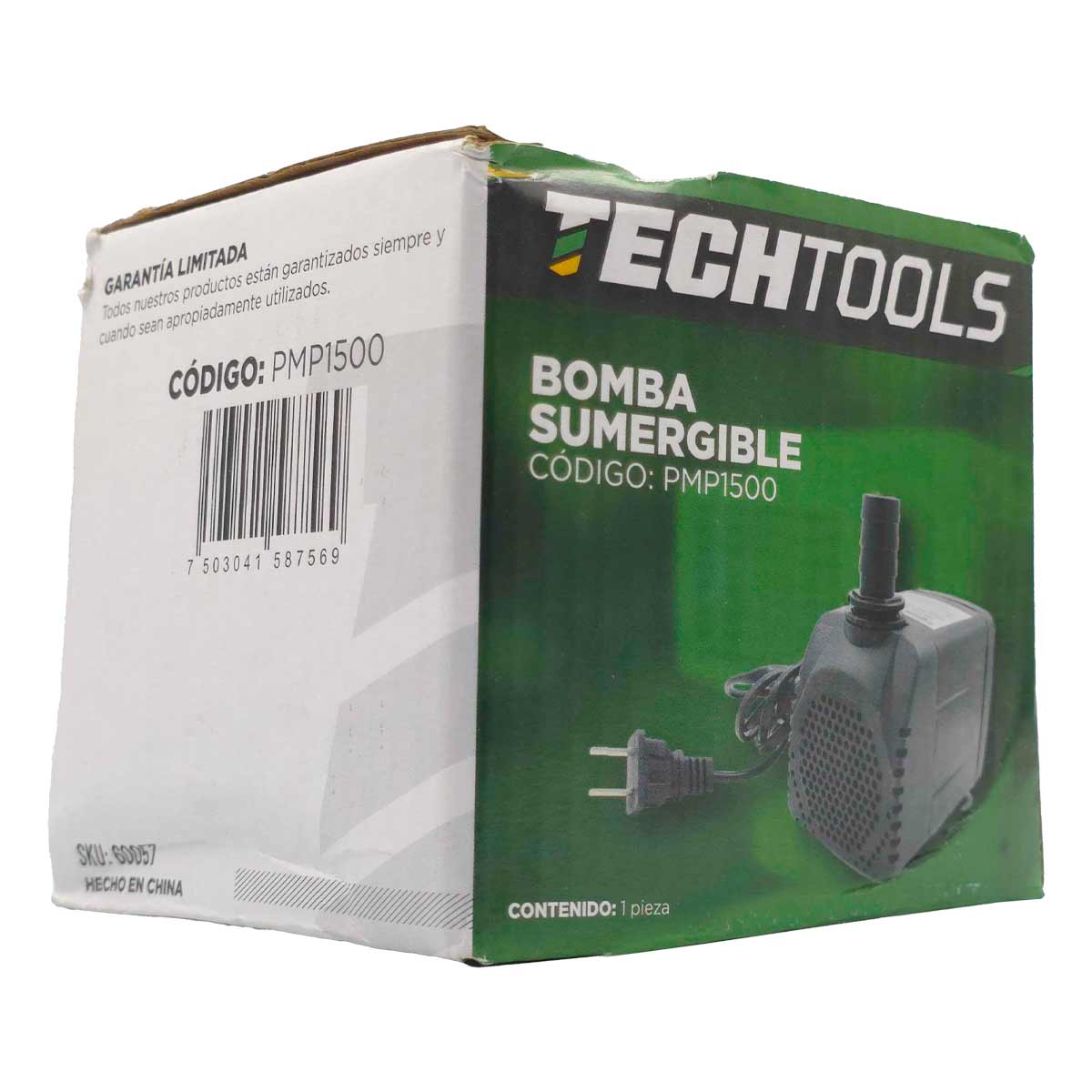 Bomba De Agua Sumergible 25W 1500l/h Fuente Acuario Pecera