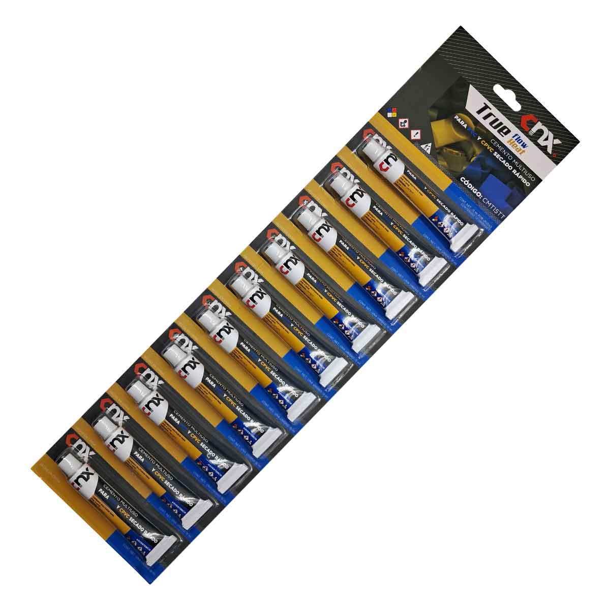 Cemento Multiuso Para Pvc Cpvc Transparente 15ml Blister 10 Pz