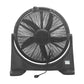 Ventilador De Piso 20 Pulgadas 120W 3 Velocidades Negro Benelux