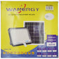 Lampara Reflector LED Solar Con Panel 200W 8000K Wanergy