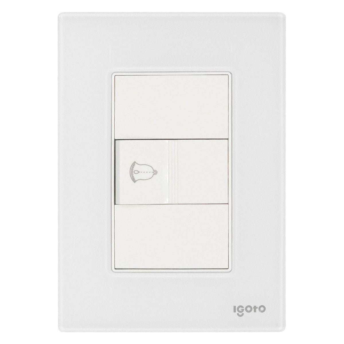Placa Armada Cristal Con Boton De Timbre Blanco Igoto IGOTO Ferreabasto