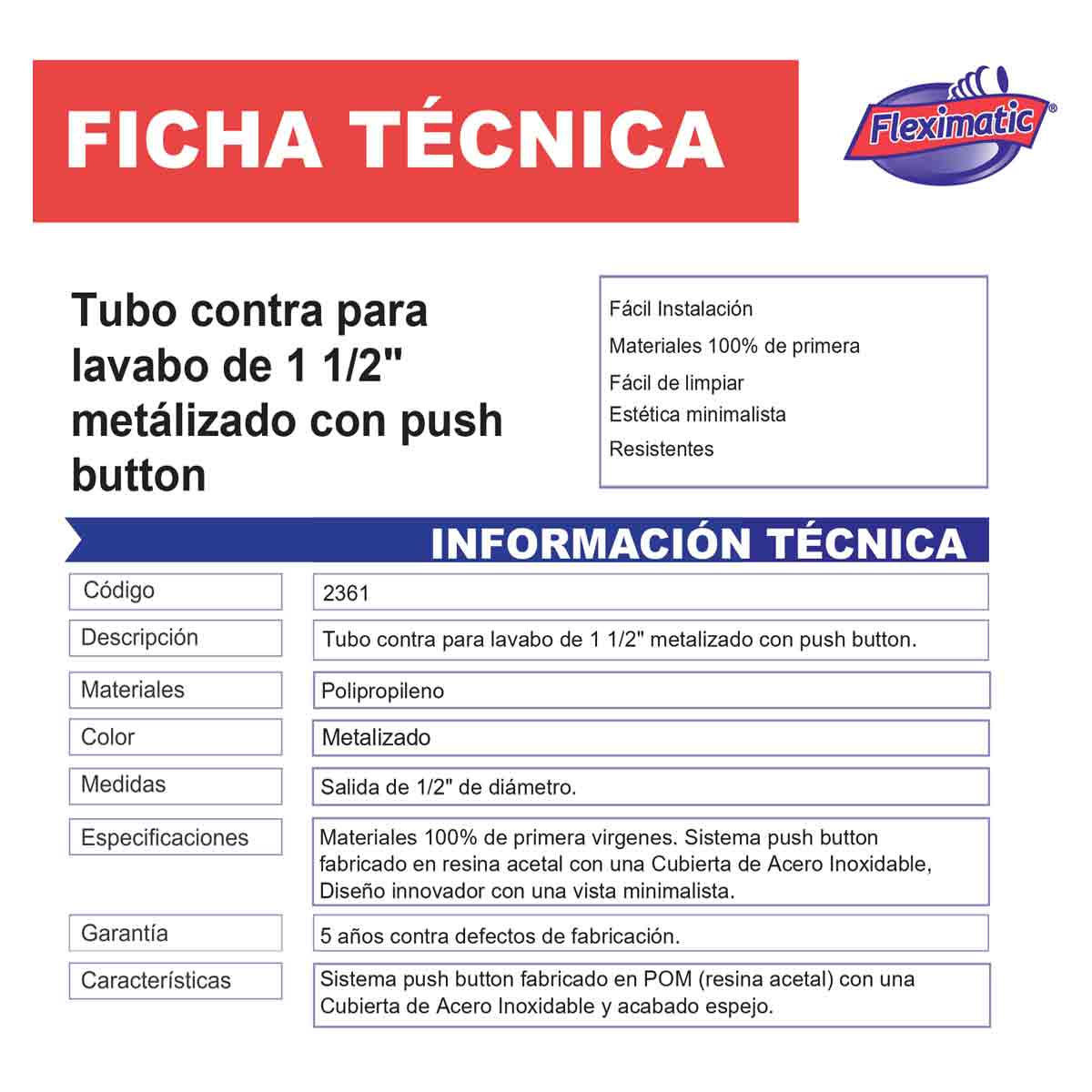 Ficha Tecnica