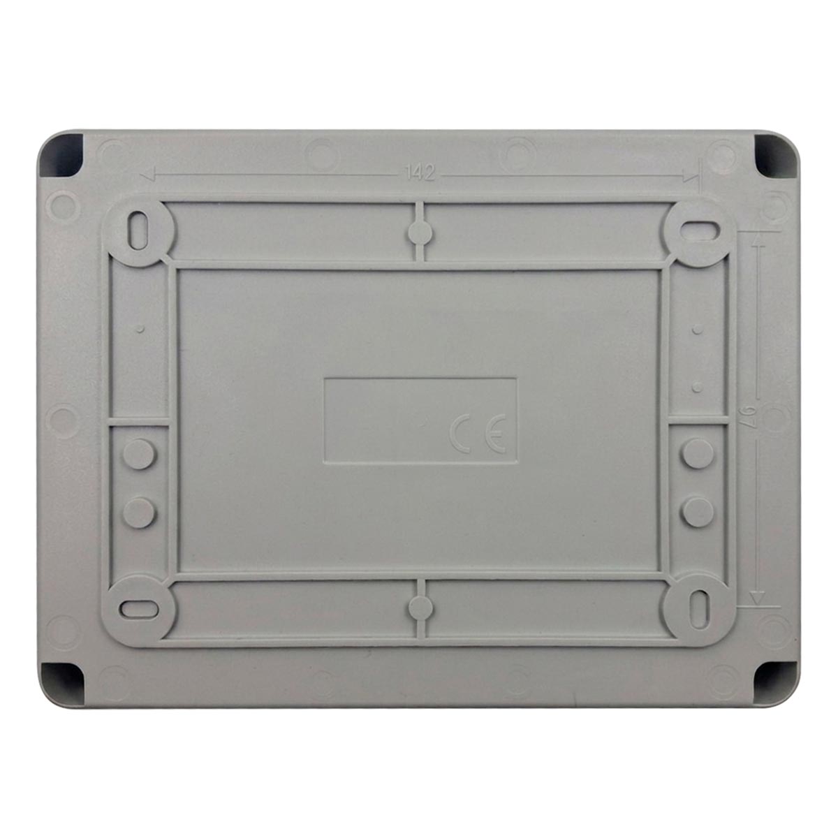 Caja Sobreponer Riel Policarbonato 6-8 Ventanas 240V 100A 60Hz