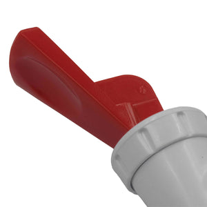 Llave Para Garrafon Palanca C/ Valvula 3/8" Dispensador Rojo