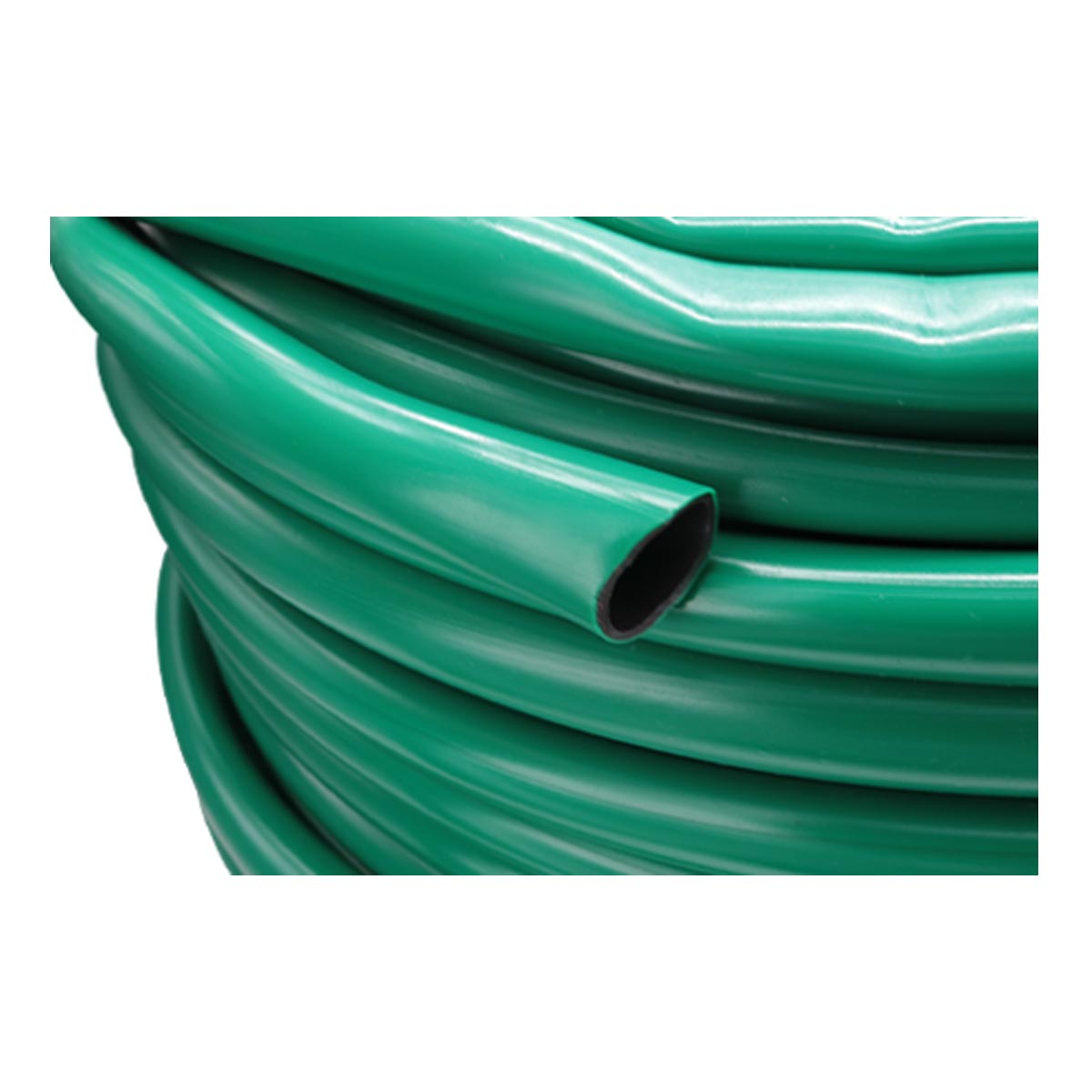 Manguera Para Jardin 1/2 Pulg Rollo 100m Bicapa Verde