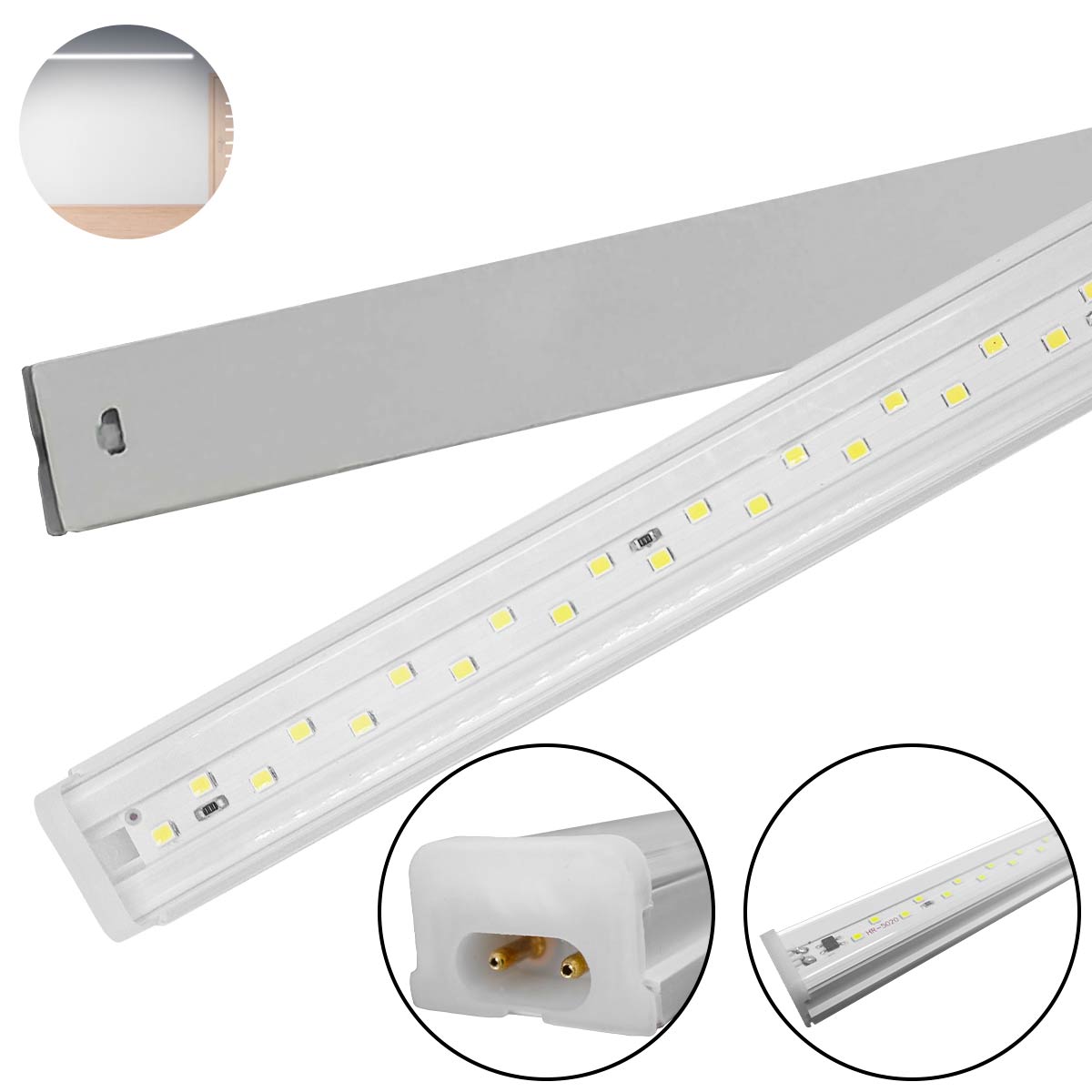 Tubo Led Luminario 20W Con Base 1.20M TIANLAI TIANLAI Ferreabasto