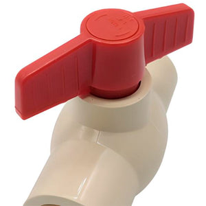 Valvula Esferica De 1 Pulgada CPVC C/ Palanca Para Cementar
