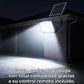 Lampara Reflector LED Solar Con Panel 200W 8000K Wanergy