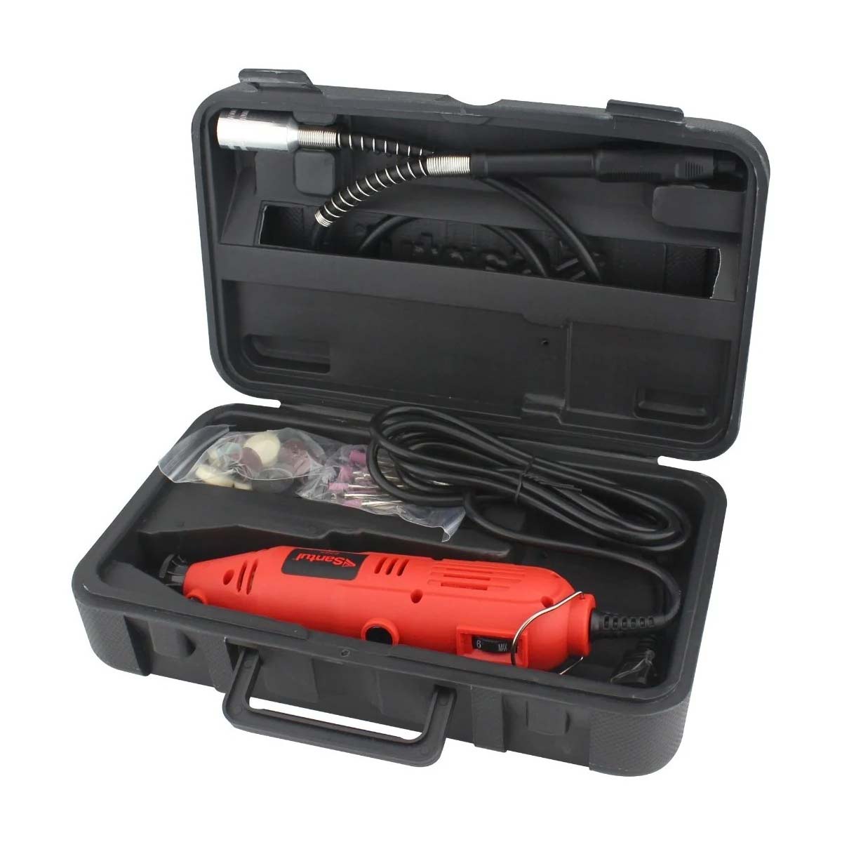Herramienta Rotativa MotoTool Santul 1/8" 140W Con Accesorios