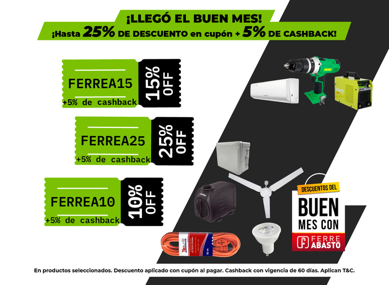 banner movil buen fin 2025 promociones cupones ventilador Clima mezcladora tienda en linea ferreteria ferreabasto